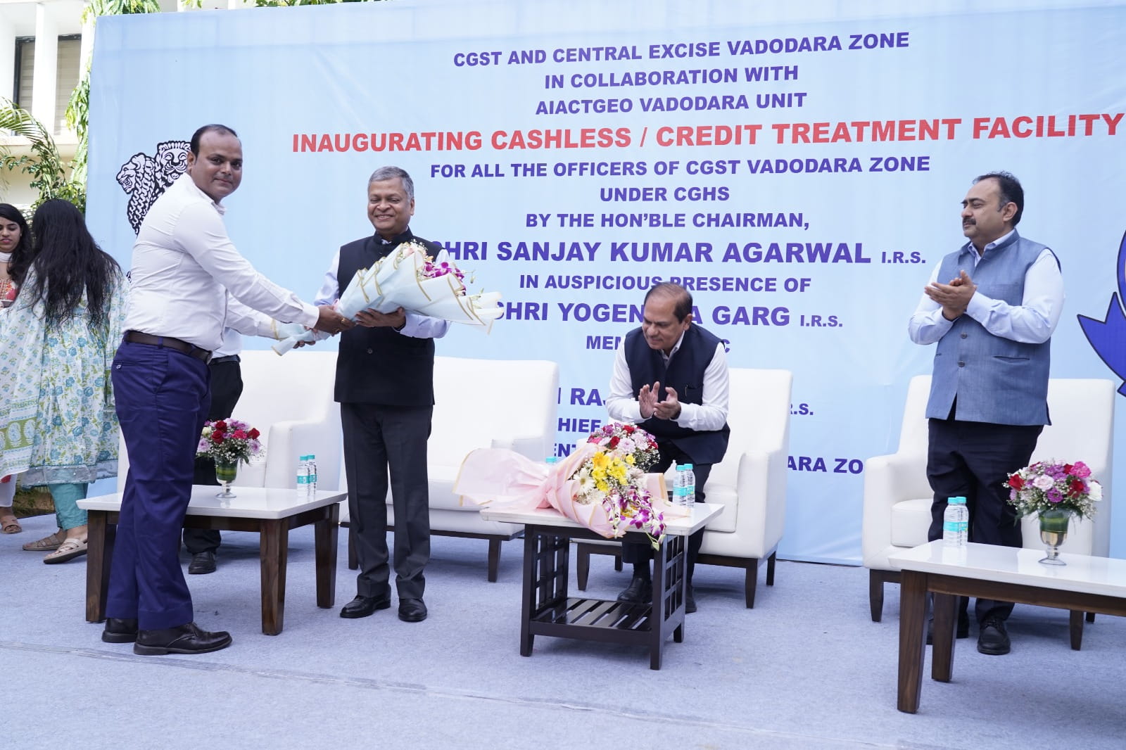 Inaugurating Cashless / Credit Treatment Facility
